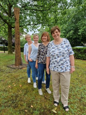 Vorstandsmitglieder Anke Tönjes, Sabine Harbers, Fenja Butz und Lydia Blankemeyer
