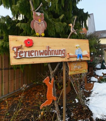 Ferienwohnung Schild