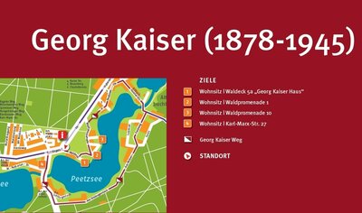 Vorschaubild Georg Kaiser Gedenktafel (historischer Ort)