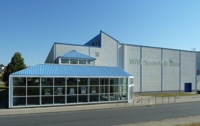 Trainings- und Spielhalle: WM Halle