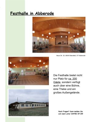 Bild von Festhalle Abberode