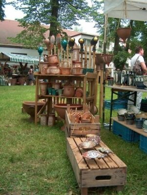 Töpfermarkt in Waldenburg/Sachsen