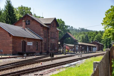 Vorschaubild Schmalspurbahn am Bahnhof Bertsdorf