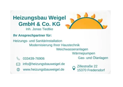 Vorschaubild Heizungsbau Weigel GmbH & Co. KG