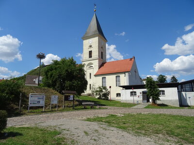 Pfarkirche und  Bischofsplatz Lebus