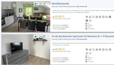 Vorschaubild Monteurszimmer / Zimmer f&uuml;r Studierende / Tempor&auml;res Wohnen