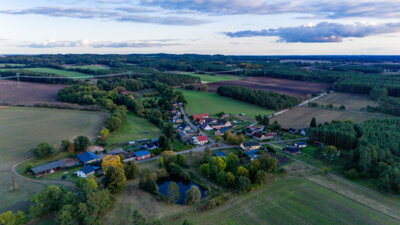 Dorf Poltnitz - Luftbild