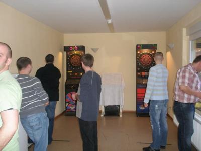 Dartturnier im Jugendclub in Schilda