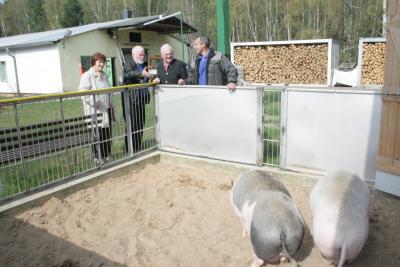 Besuch von Herrn Dr. Assmann - Tierheimgutachter  des Deutschen Tierschutzbundes (Bild vergrößern)