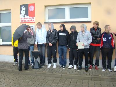Foto zur Meldung: Finale Jugend trainiert Fußball WK II in Senftenberg
