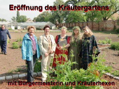 Eröffnung des Kräutergartens in der Klostergärtnerei Mühlberg (Bild vergr&ouml;&szlig;ern)