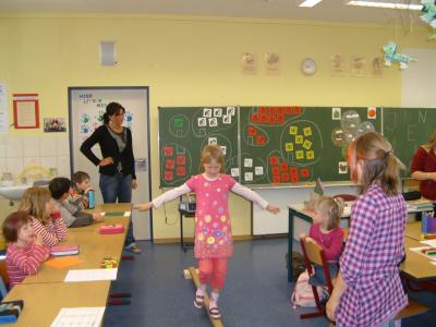 Foto zur Meldung: Schnuppertag mit den Kindern der Kita Sonnenschein