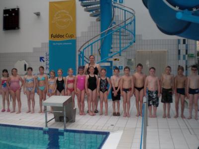 Foto zur Meldung: Erfolgreicher Abschluss des Schwimmkurses