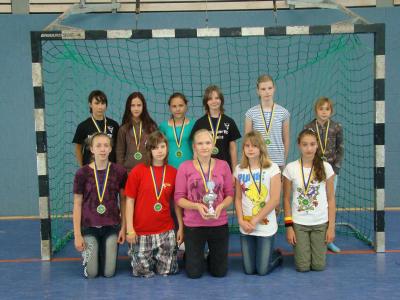 Foto zur Meldung: 13.Kinder- und Jugendsportspiele  Handball in Calau 