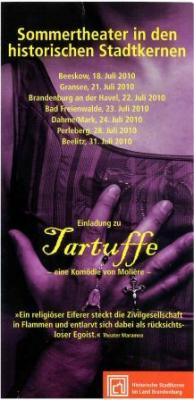 Tartuffe - Sommertheater in den historischen Stadtkernen