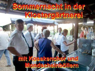 Sommernacht in der Mühlberger Klostergärtnerei (Bild vergr&ouml;&szlig;ern)