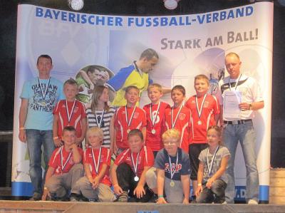 Foto zur Meldung: Der SV Prackenbach kann sich mit ihrer F-Jugend sehen lassen