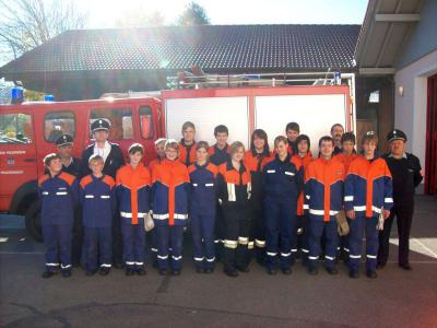 Foto zur Meldung: Jugendleistungsprüfung 2010 für 16 Feuerwehrmitglieder   
