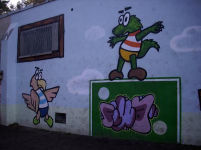 Vorschaubild : Graffiti-Art in der Grundschule Fichtenwalde