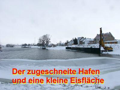 Die Arbeiten im Mühlberger Hafen gehen weiter (Bild vergr&ouml;&szlig;ern)