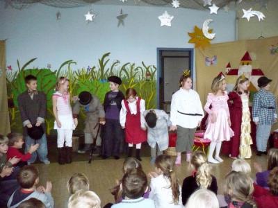 Weihnachten und Theater in der Schule