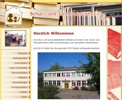 Bibliothek Zielitz mit eigenem Internetauftritt (Bild vergrößern)