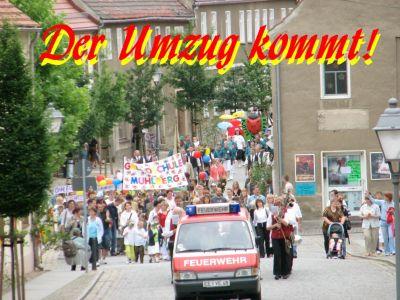 Mühlberger Heimatfest mit Festumzug und anderen Höhepunkten (Bild vergr&ouml;&szlig;ern)