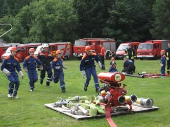 80 Jahre Freiwillige Feuerwehr Damsdorf – 13. Gemeindewettkampf (Bild vergrößern)