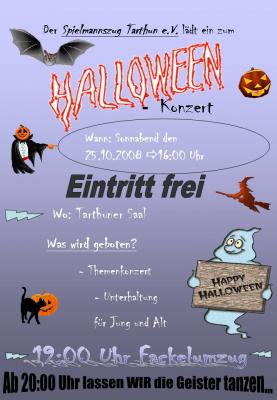 Halloween-Konzert am 25.10.2008 (Bild vergrößern)