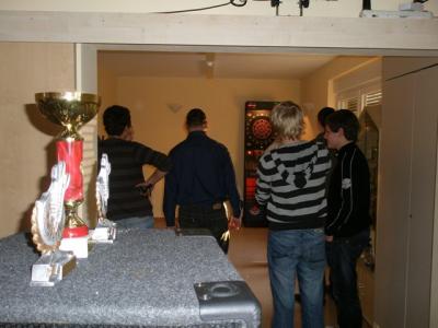 Dartturnier im Jugendclub in Schilda