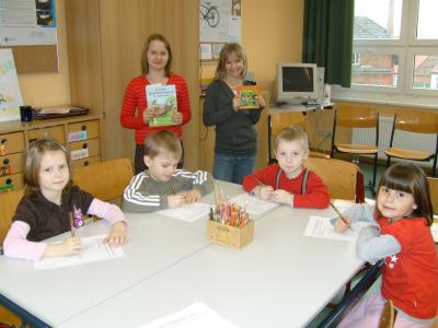 Foto zur Meldung: Zu Besuch in der Elbtalgrundschule