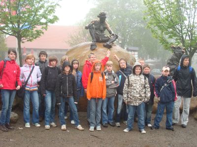 Klassenfahrt der Klasse 6a in das Feriendorf "Forsthaus Auerberg" Harz (Bild vergr&ouml;&szlig;ern)