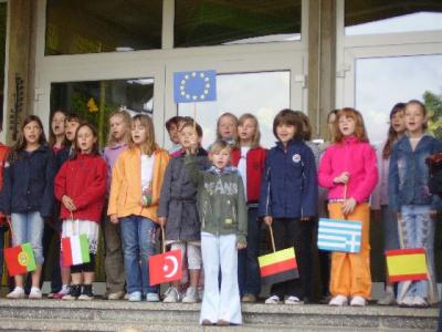 Foto zur Meldung: Europatag an der Grundschule Vier Jahreszeiten Egeln