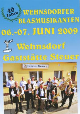 40. Jahre Wehnsdorfer Blasmusikanten (Bild vergrößern)
