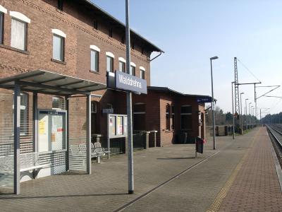 Historische Fotos vom Bahnhof Walddrehna (Bild vergrößern)