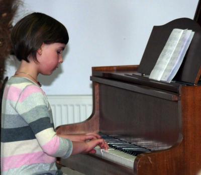 Foto zur Meldung: Erster Projekttag für Klavierschüler am 27.6.09