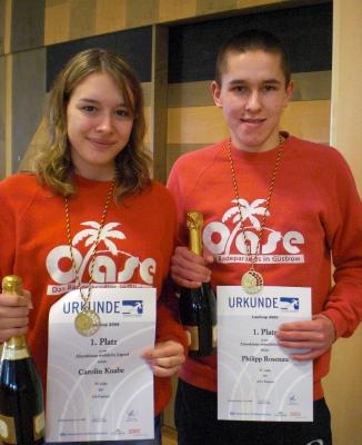 Carolin Knabe & Philipp Rosenau holen sich jeweils Laufcup - Gesamtsieg 