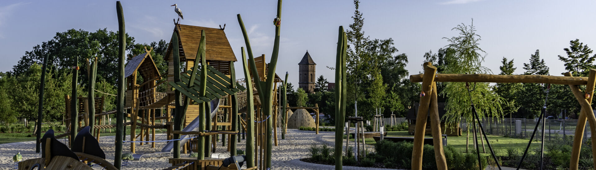 Aufnahme des Spielplatzes "Spreewaldreich", Foto: Peter Becker | zur Startseite