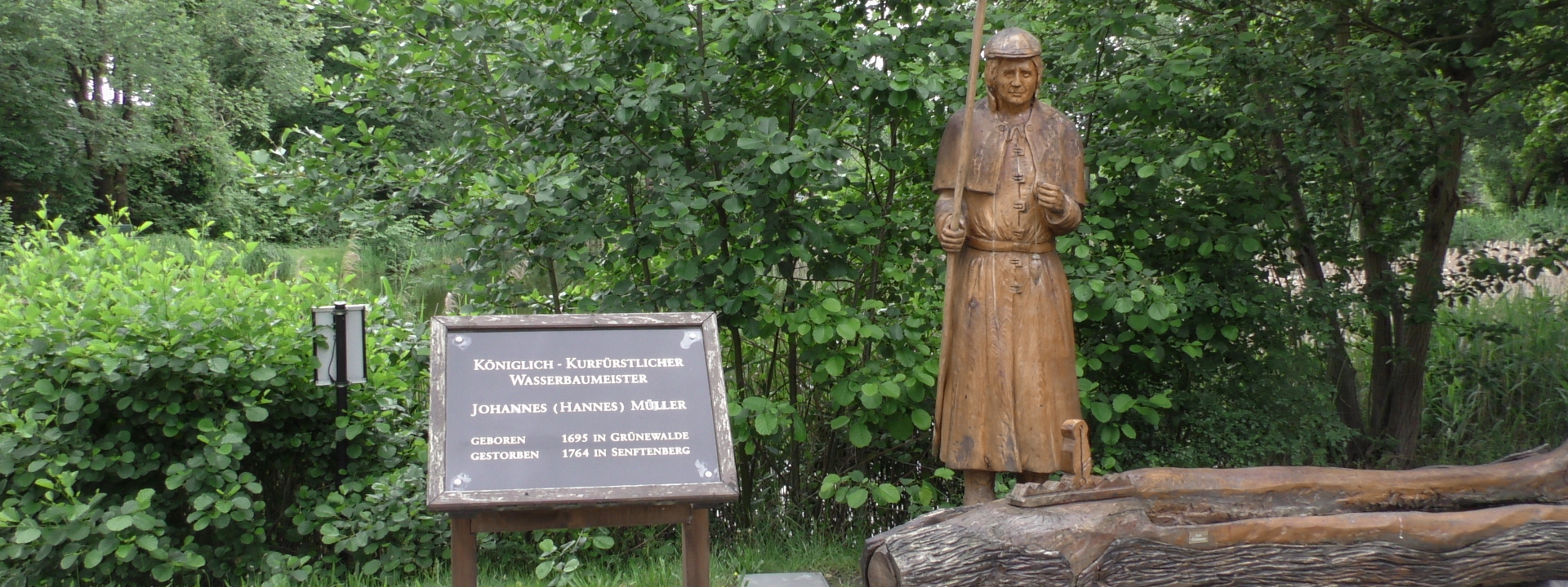 Wasserbaumeister am Dorfteich Grünewalde