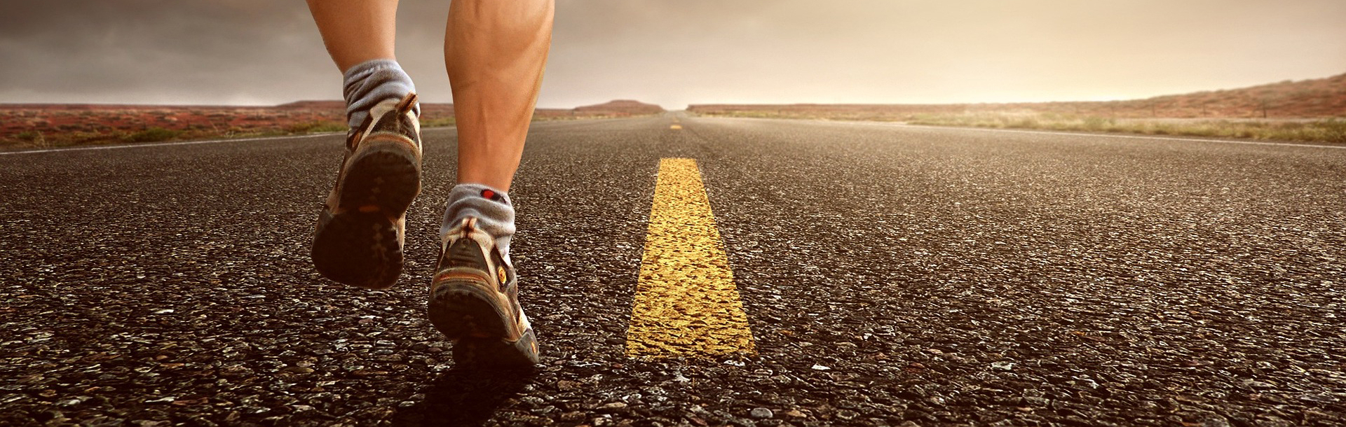 Joggen auf der Straße