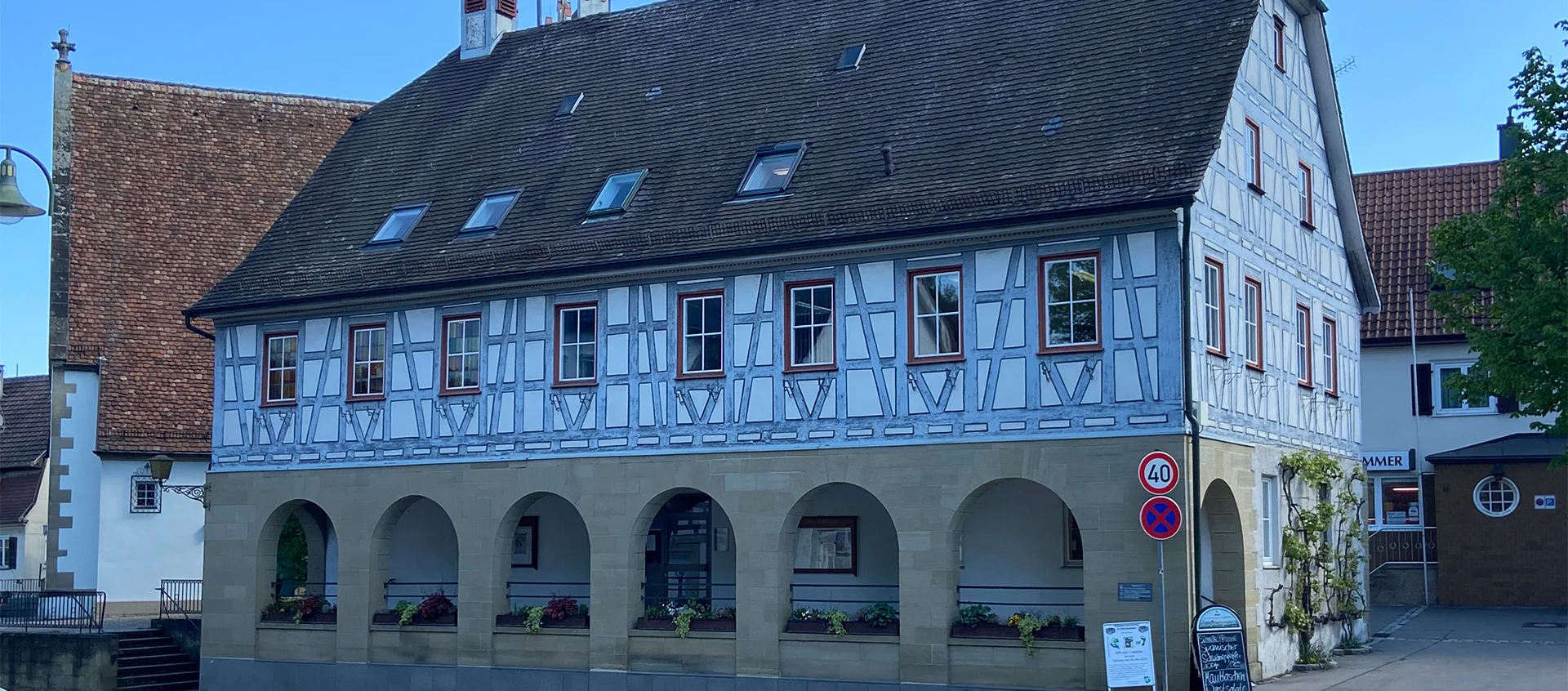 Haus von der Seite
