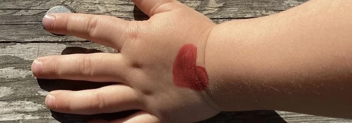 Hand mit Herz