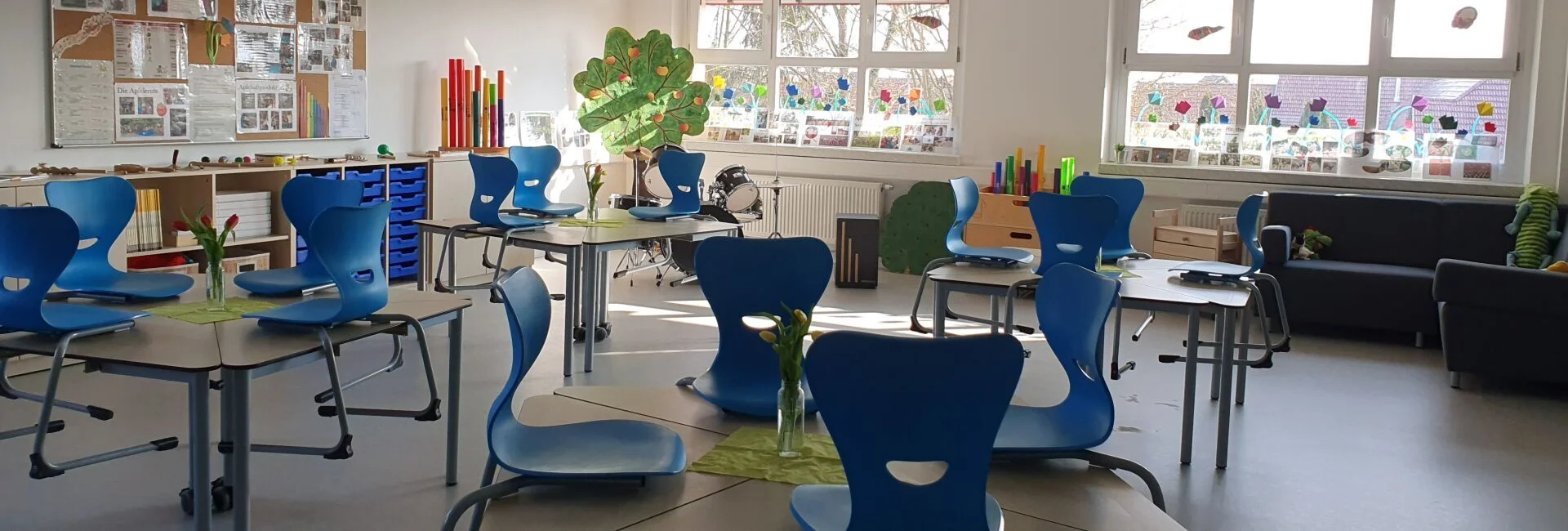 Blick in den Musikraum der Grundschule Kirchheilingen