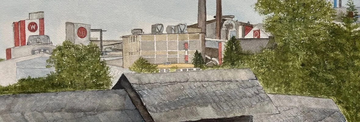 Steinbach am Wald Aquarell