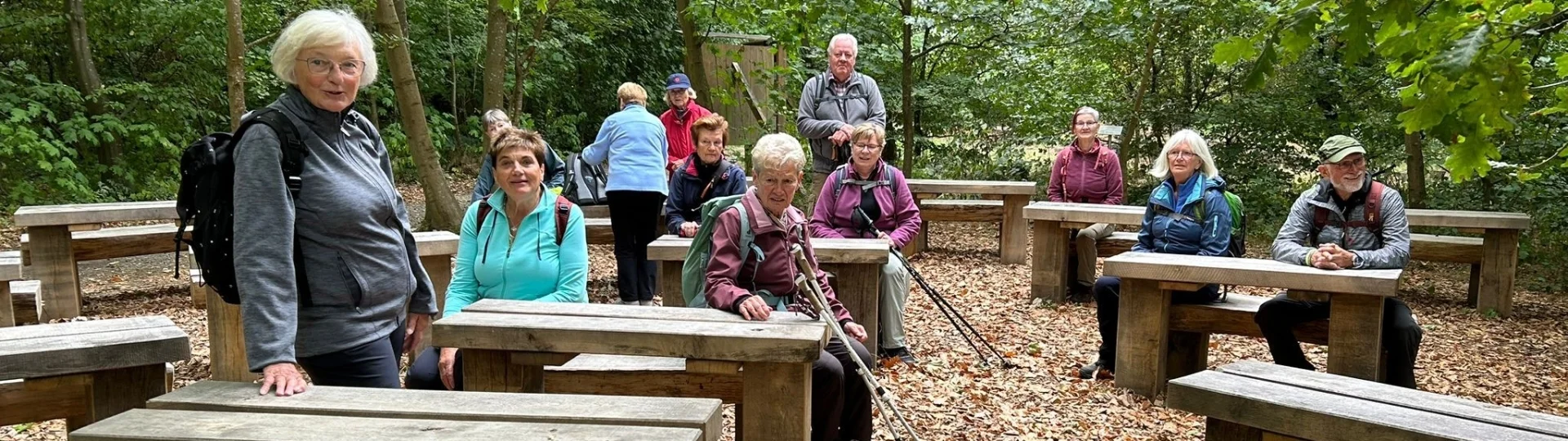 Samstagswandergruppe im Waldklassenzimmer September 2025 | zur Startseite
