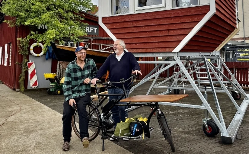 ... ein Lastenfahrrad mit vielen Funktionen