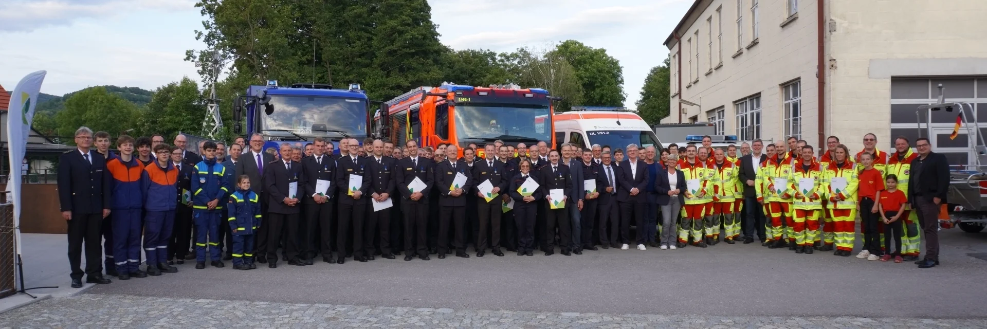 Verleihung Bevölkerungsschutz Einsatzmedaille