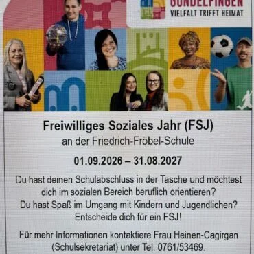 FSJ-Stelle frei! | zur Startseite