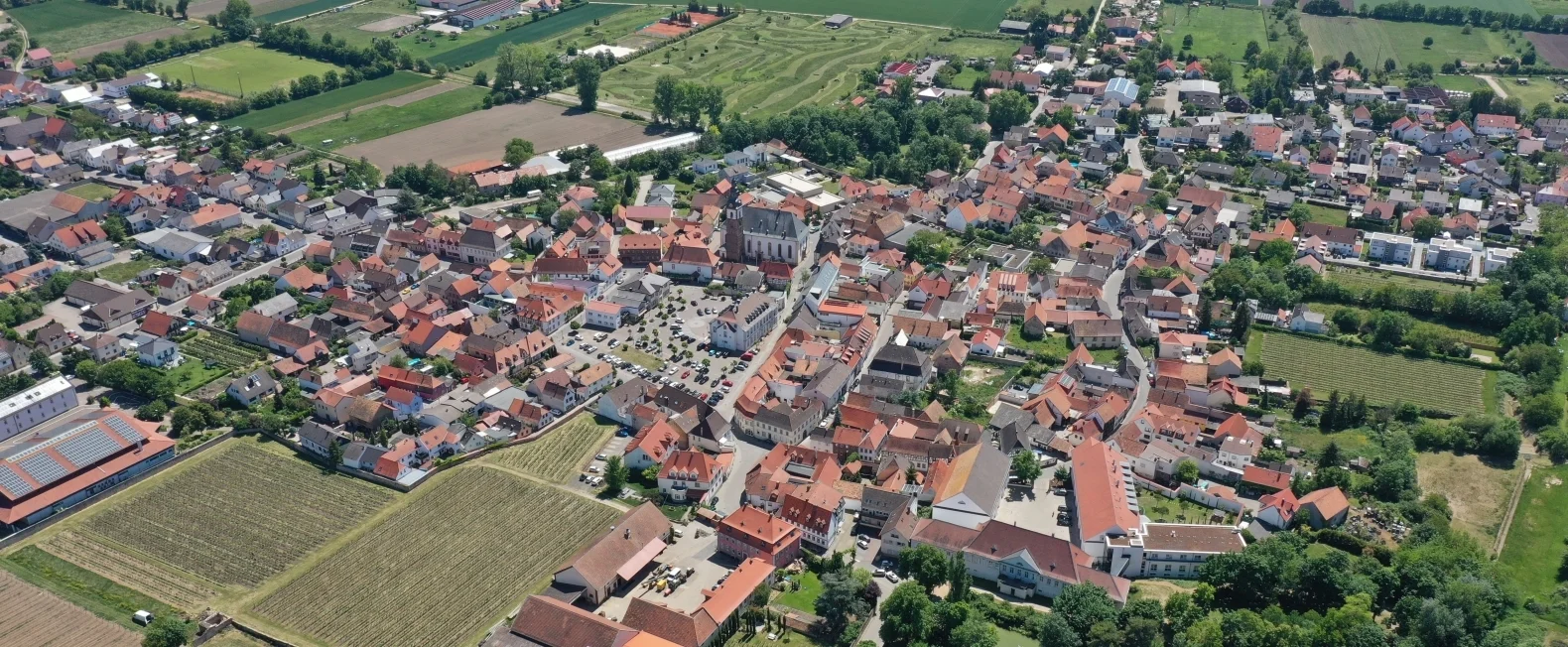 Dirmstein von oben