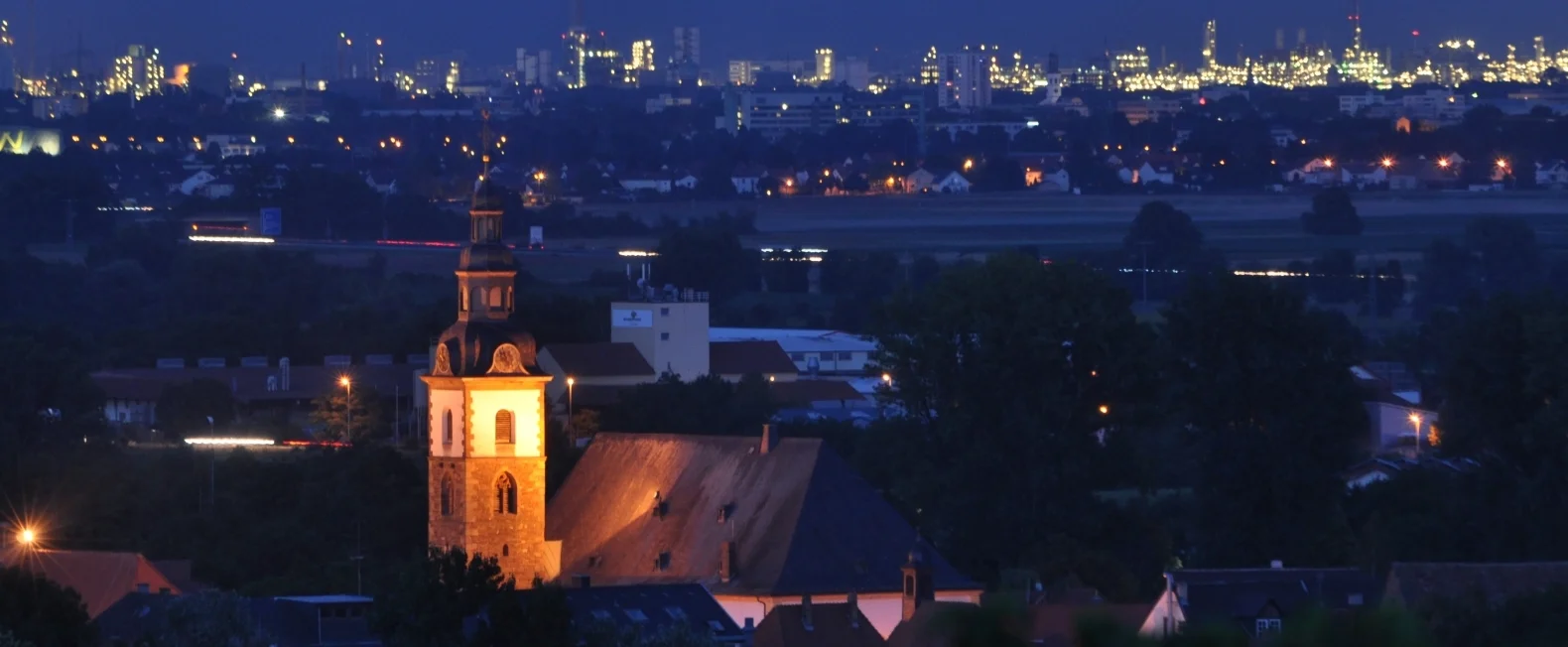 Dirmstien bei Nacht